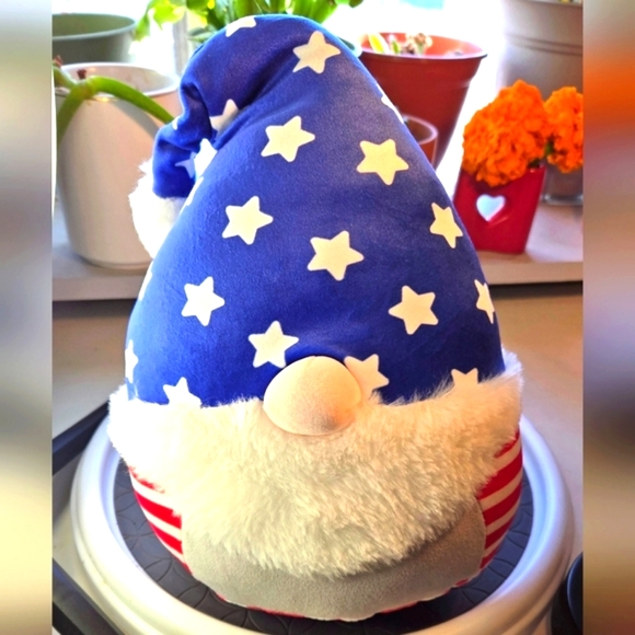 Squishmallows Rell the Stars and Stripes Gnome Plush - Picture 7 of 8